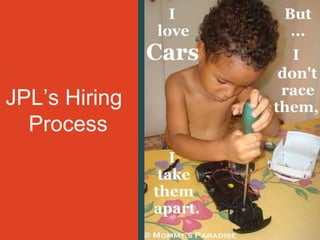 JPL’s Hiring
Process
 