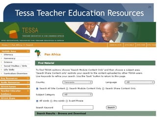 20


Tessa Teacher Education Resources
 
