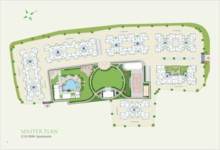 MASTER PLAN
N
2/3/4 BHK Apartments
8
W.C.
SHOWER
SHOWER
SHOWER
W.C.
SHOWERSHOWER
W.C.
OPENCOURTYARD
TOILET
OPENCOURTYARD
SYNTHETICWOOD
DECKING
 