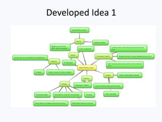Developed Idea 1
 