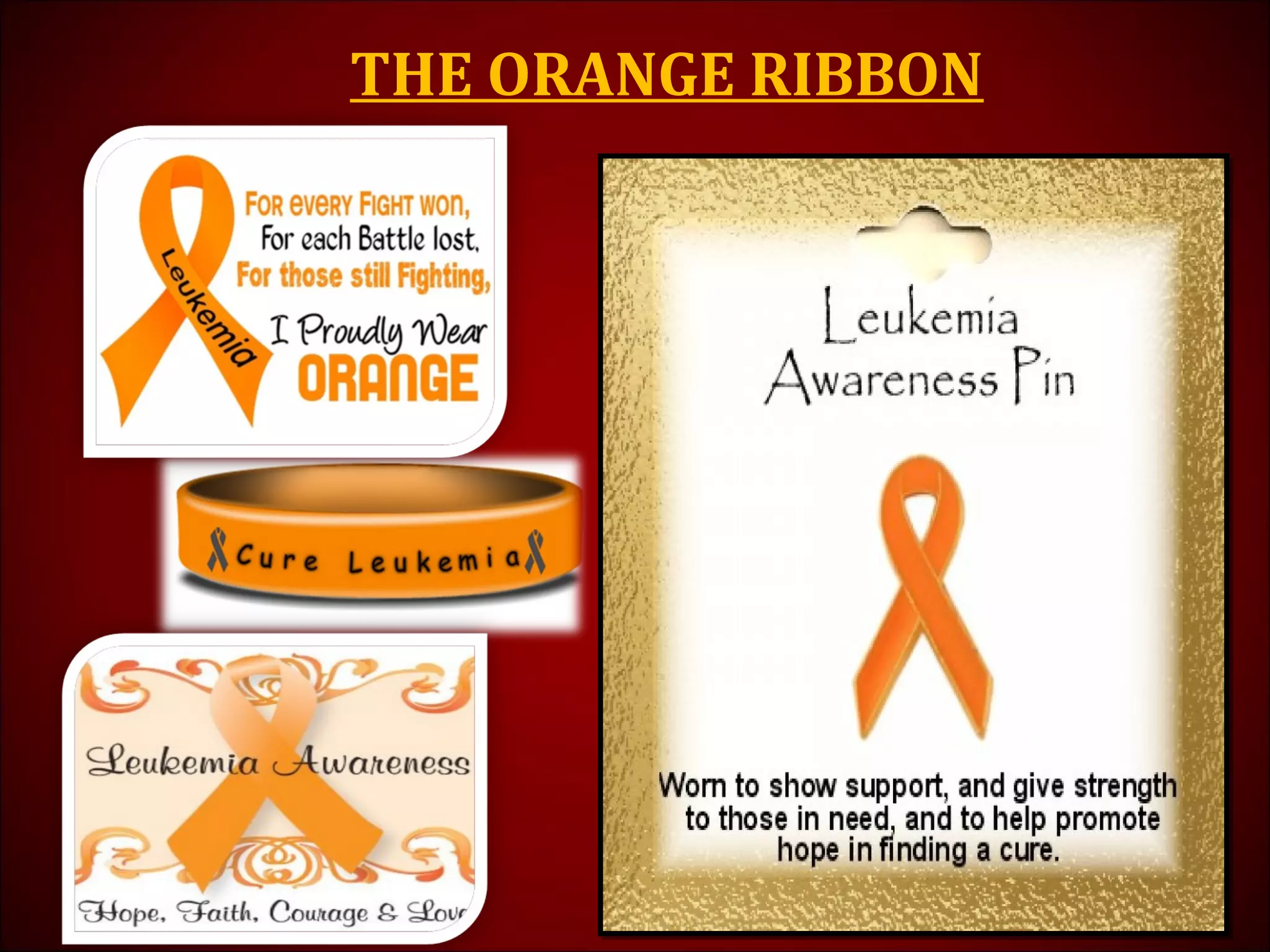 THE ORANGE RIBBON
 