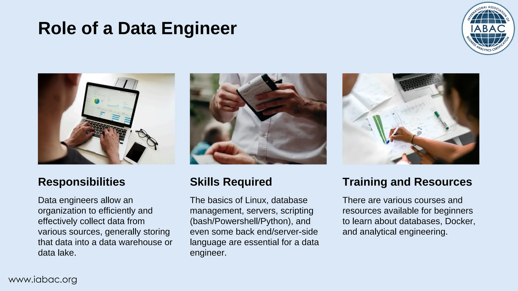 The Basics of Data Engineering with IABAC | PPT
