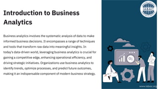How to Choose the Right Business Analytics Course | IABAC | PDF