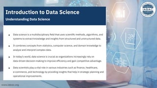 The Importance of Choosing a Data Science Course in India | IABAC | PPT