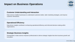 The Importance of Data Science Prerequisites | IABAC | PDF