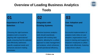 Tools for Analytics in Business Solutions | IABAC | PDF