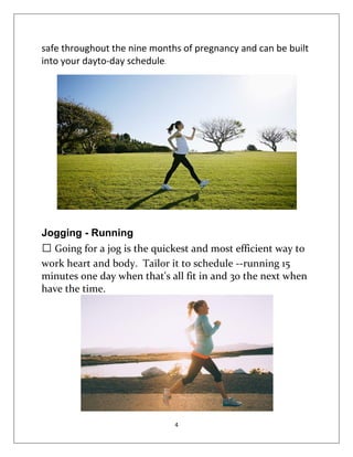Physical Exercises for Pregnant Women | PDF