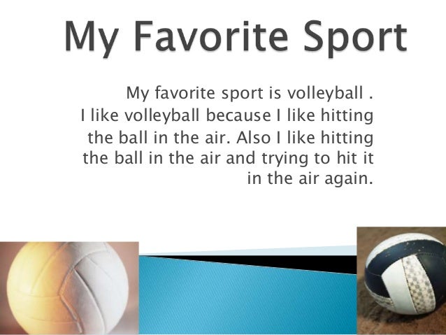 Essay about favourite sports