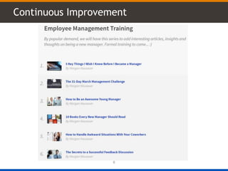 Continuous Improvement
8
 