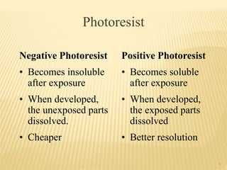 photolithography | PPT
