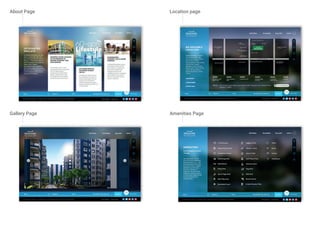 About Page
Gallery Page Amenities Page
Location page
 