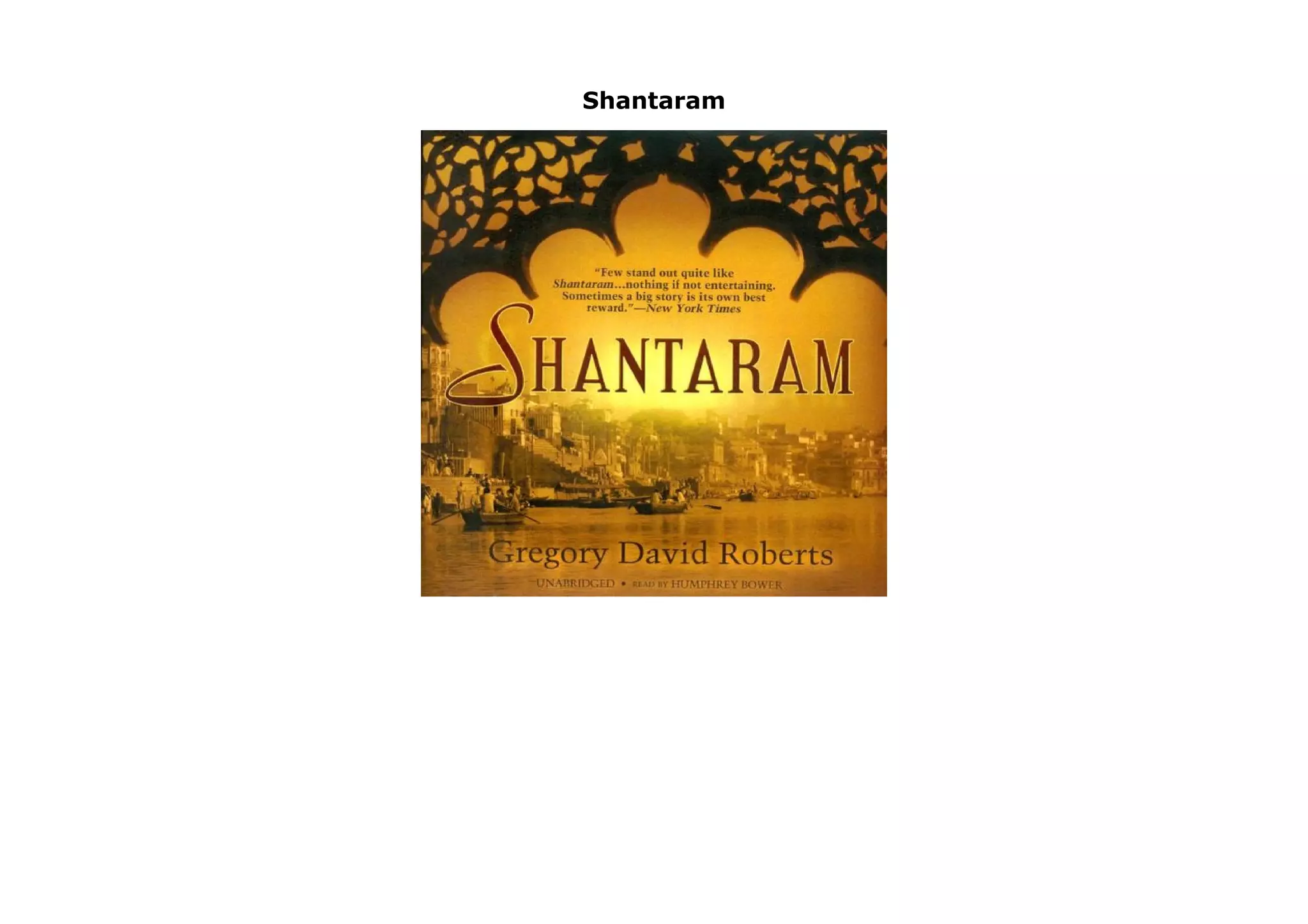 Shantaram | PDF