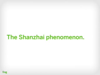 The Shanzhai phenomenon.
 