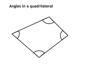 Angles in a quadrilateral
 