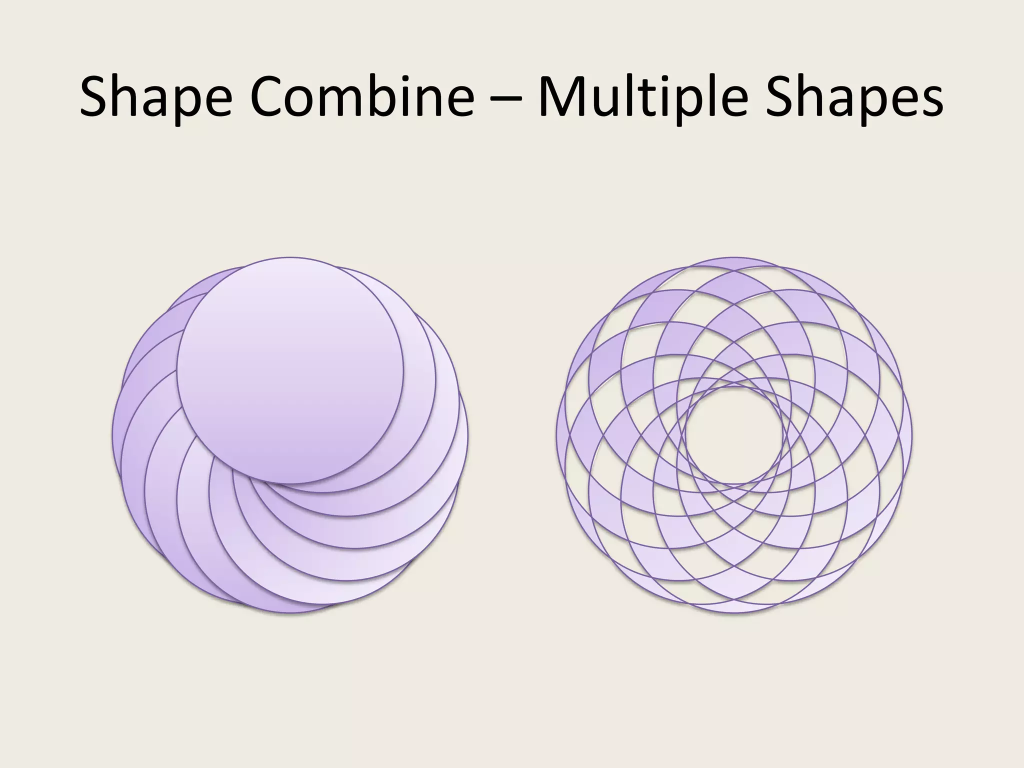 Shape Combine – Multiple Shapes