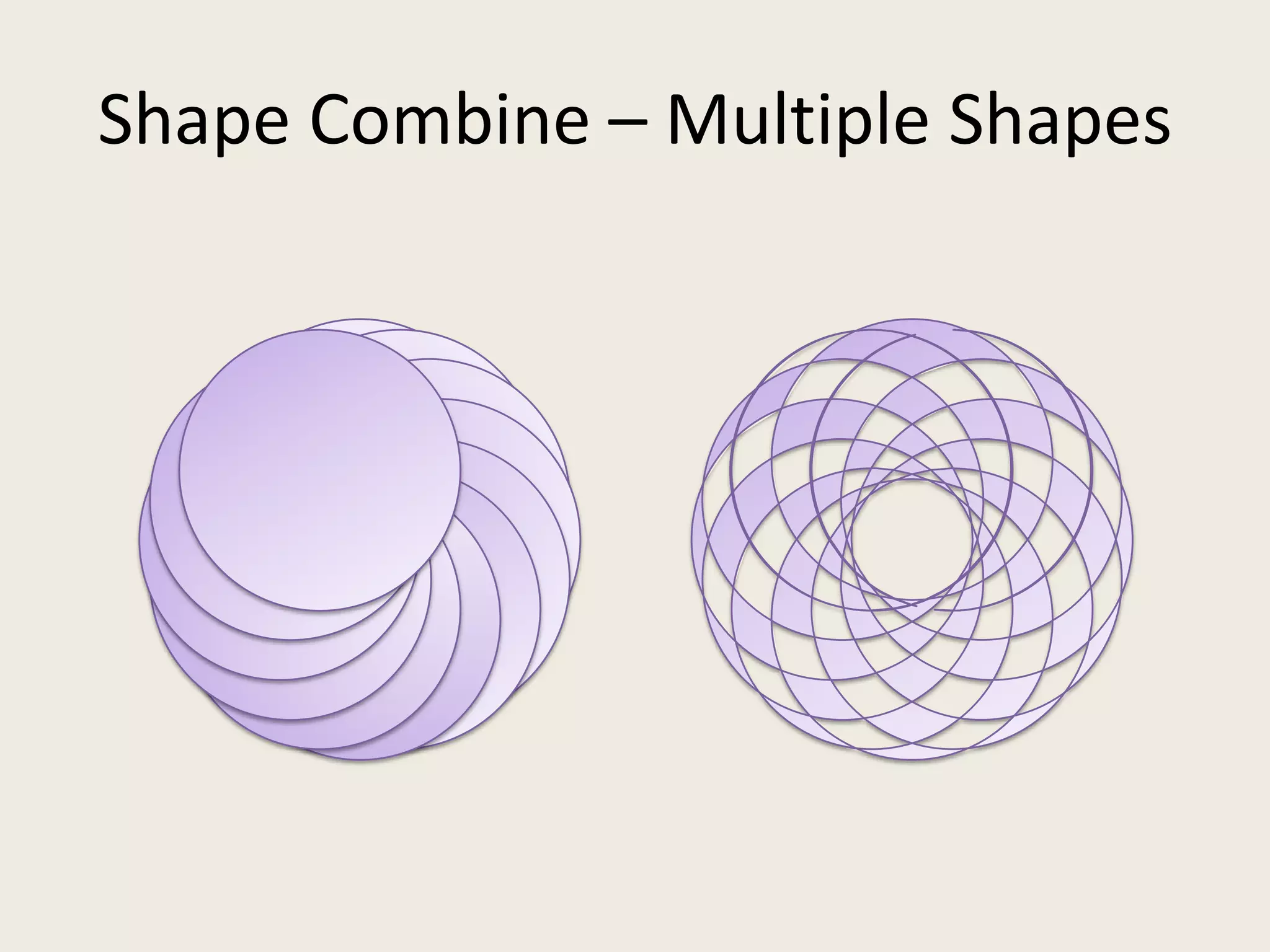 Shape Combine – Multiple Shapes
