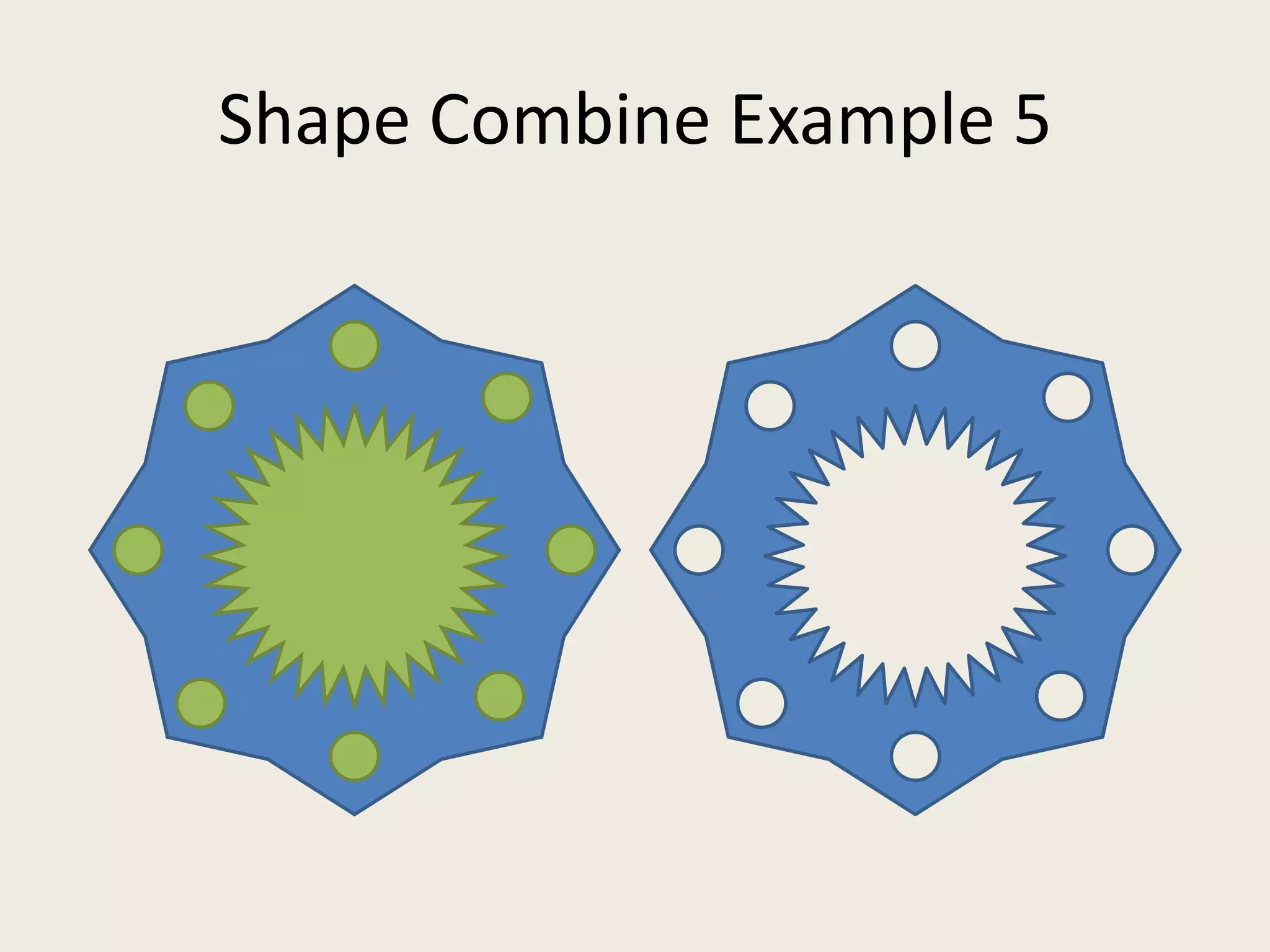 Shape Combine Example 5