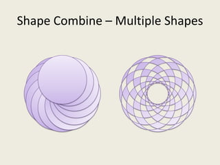 Shape Combine – Multiple Shapes