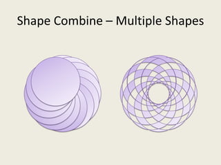 Shape Combine – Multiple Shapes