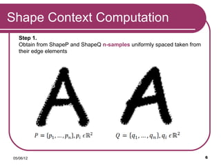 Shape context | PPT