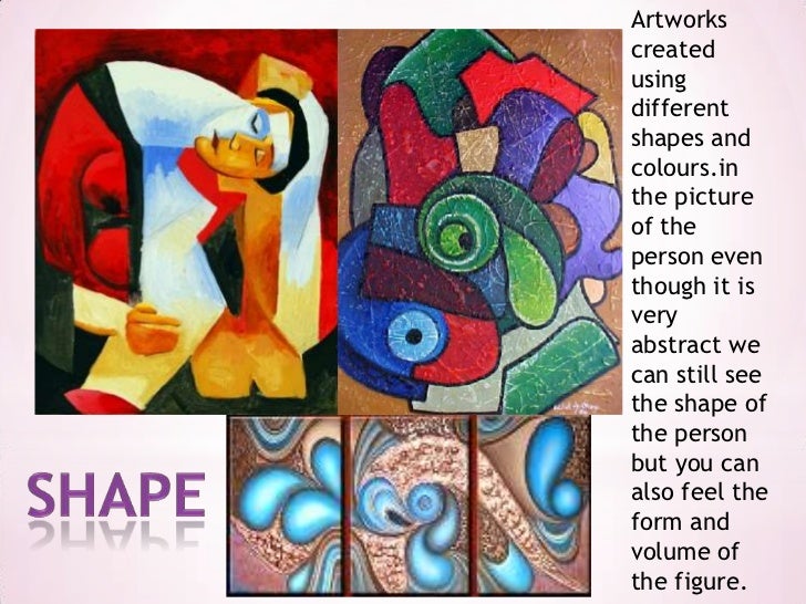 Shape And Form In Art : Shape form and space