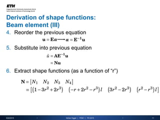 Shape functions | PDF