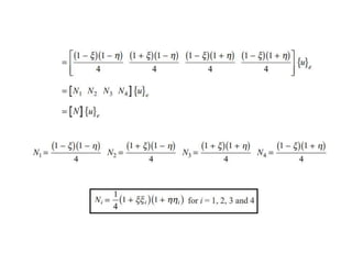 shape functions of 1D and 2 D rectangular elements.pptx