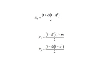 shape functions of 1D and 2 D rectangular elements.pptx