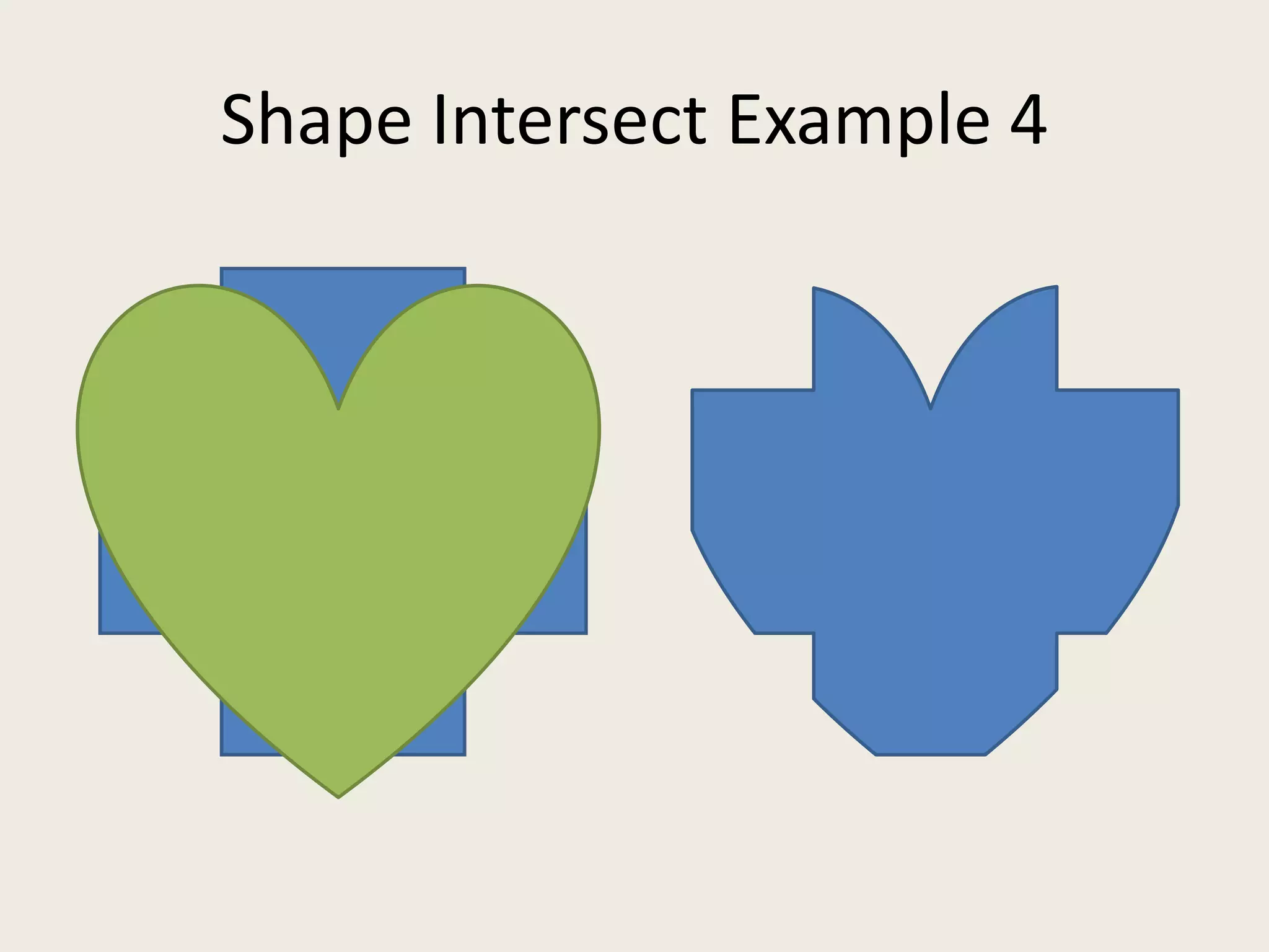 Shape Intersect Example 4