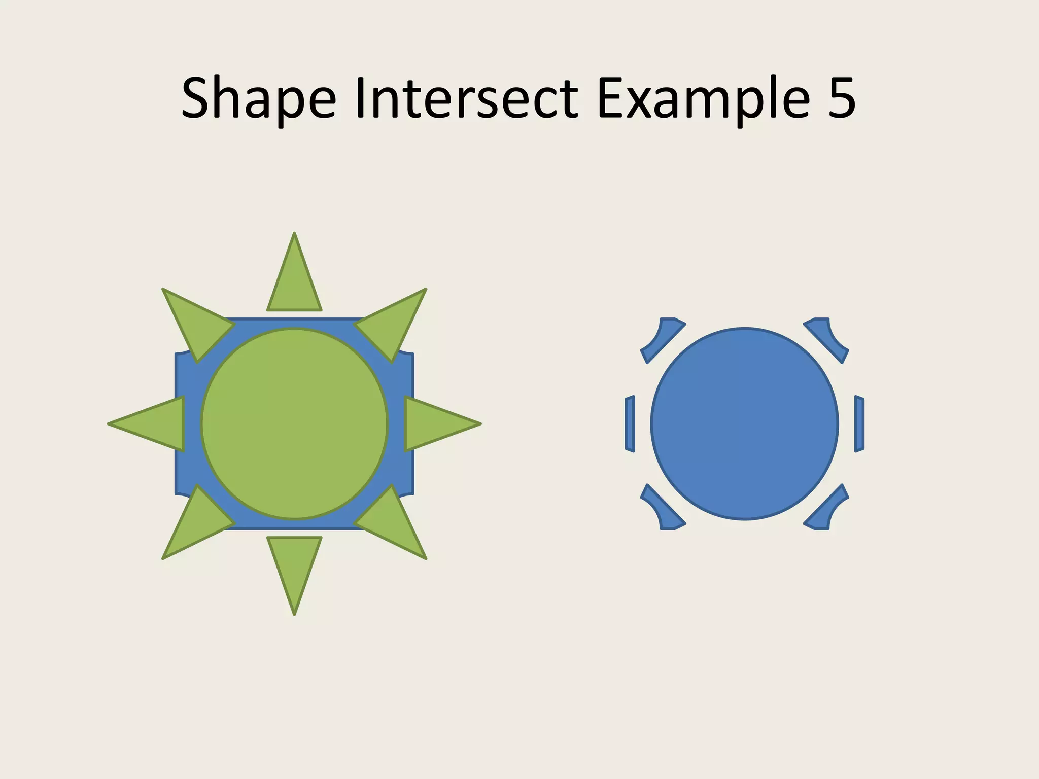 Shape Intersect Example 5