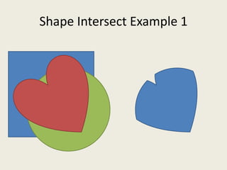 Shape Intersect Example 1