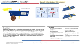 Shape Memory Alloy Based Actuators - Technology Intro | PDF