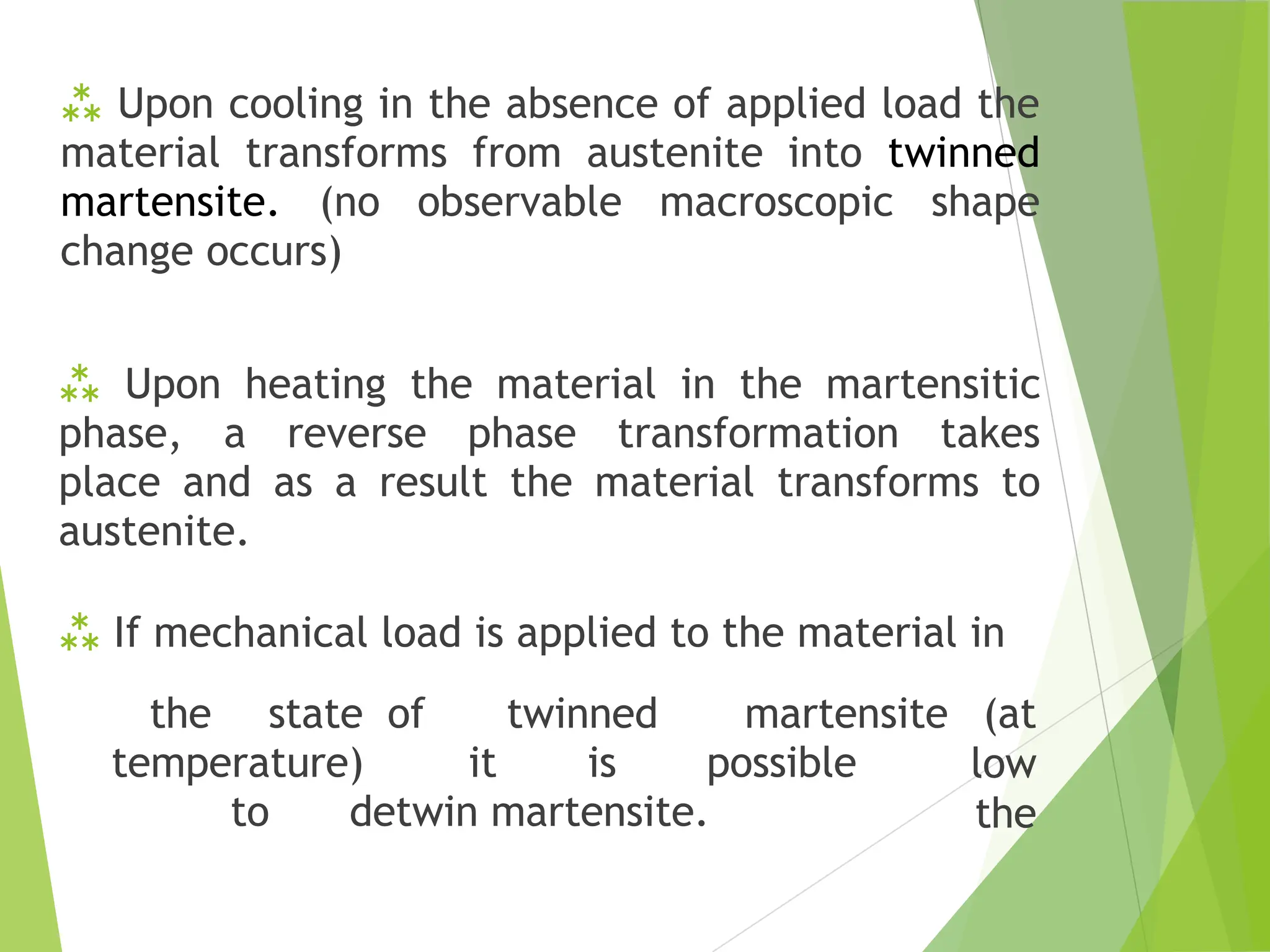 Shape Memory Alloys Pptx Pptx