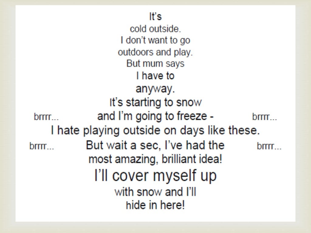 Shape Poem Ppt