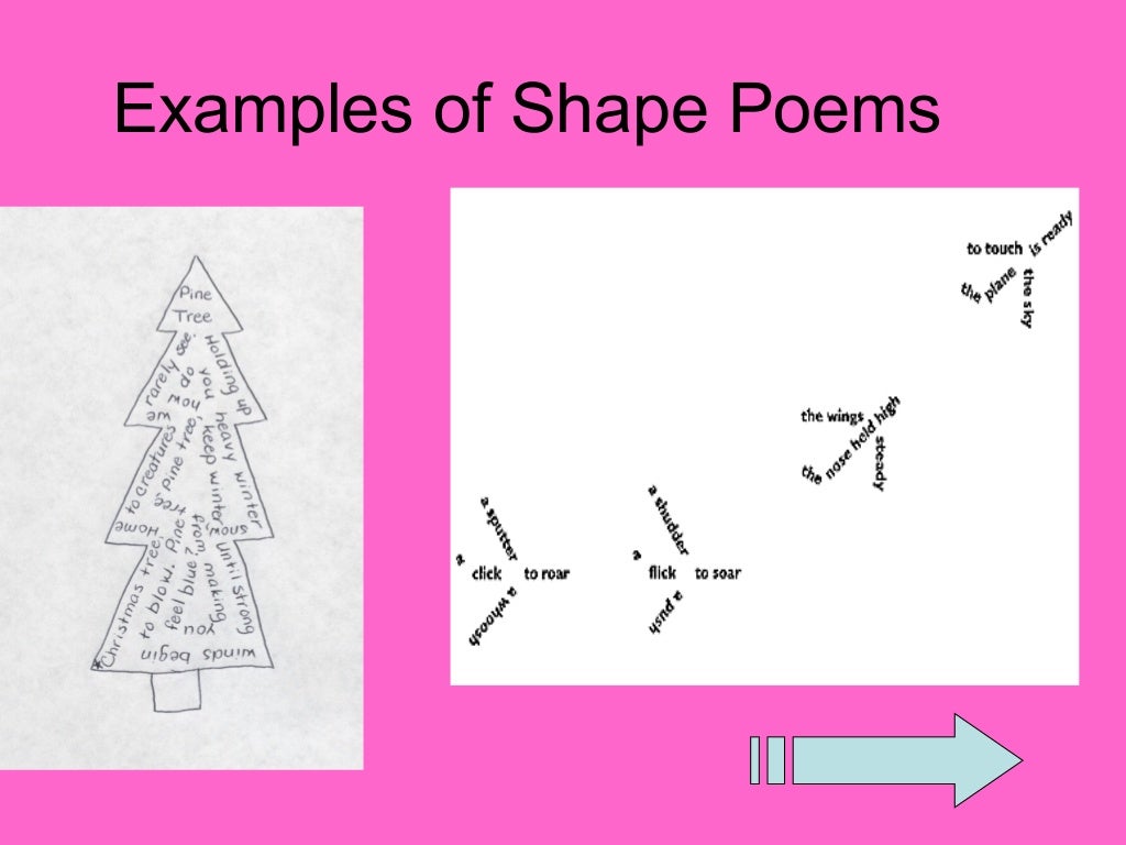 Shape poems (1)