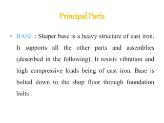 Shaper Base shaper PPT MAHESH (2).pptx