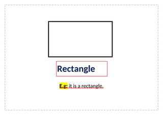 Shapes Flashcards for Kids in English Language | PDF
