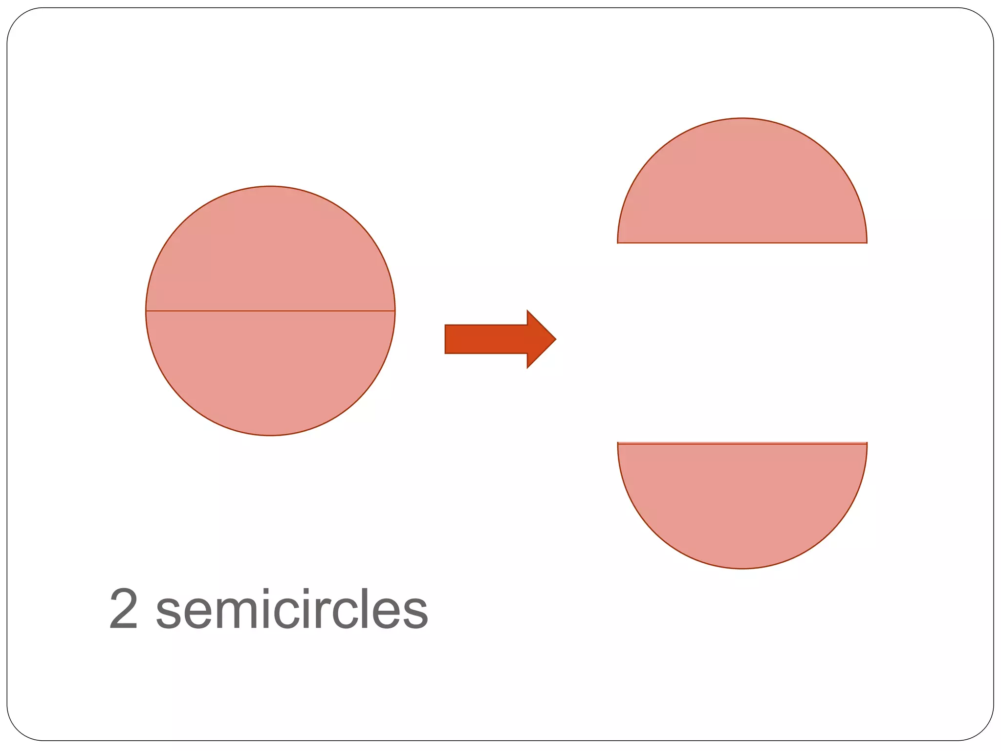 2 semicircles
 
