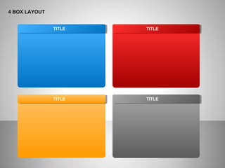 Boxy Table In Ppt Shapes and Tables for PowerPoint | PPT