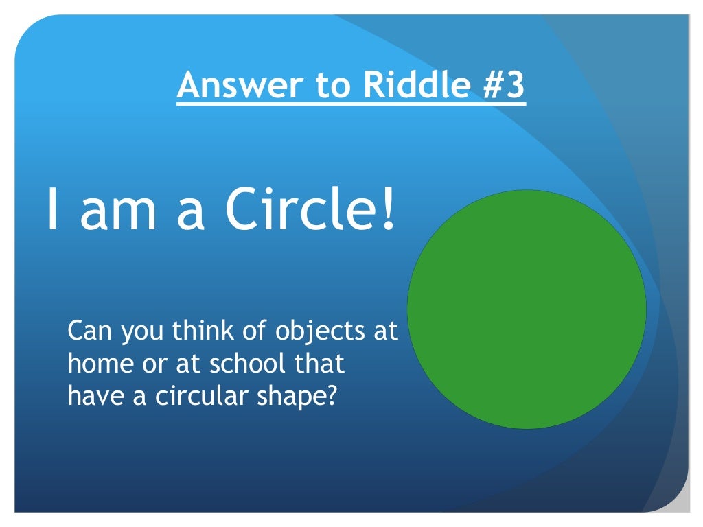 Shapes riddles grade 2