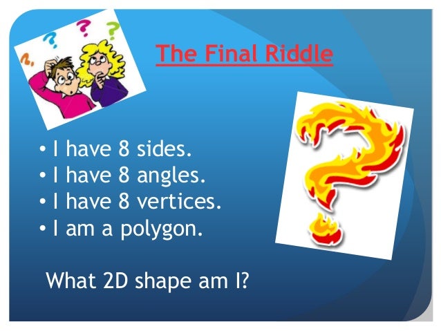 Shapes riddles grade 2