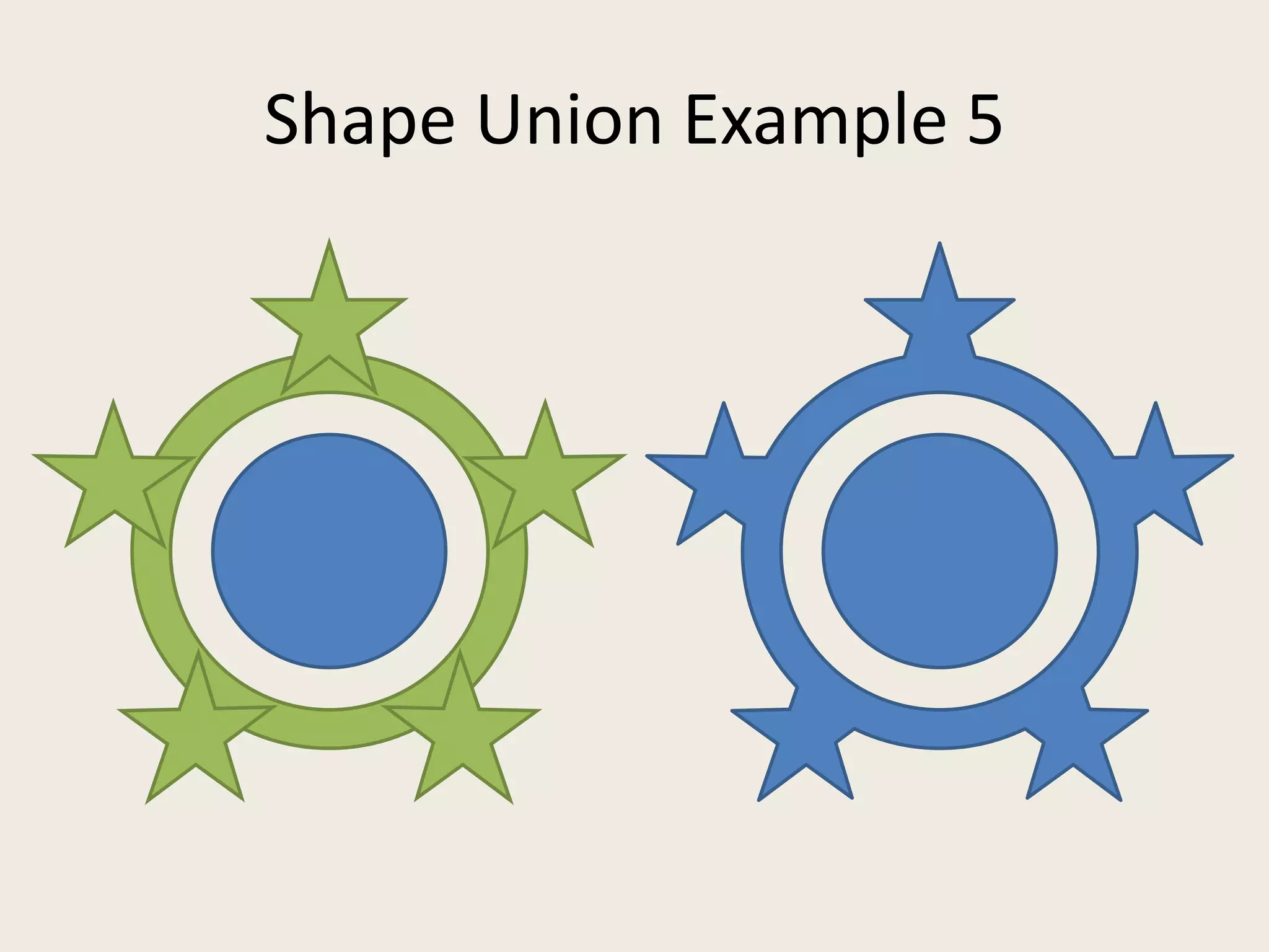 Shape Union Example 5