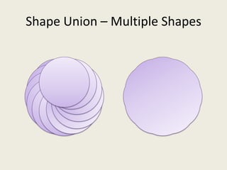 Shape Union – Multiple Shapes