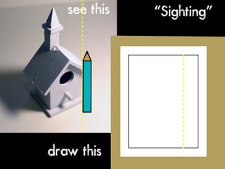 see this   “Sighting”




draw this
 