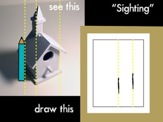 see this   “Sighting”




draw this
 