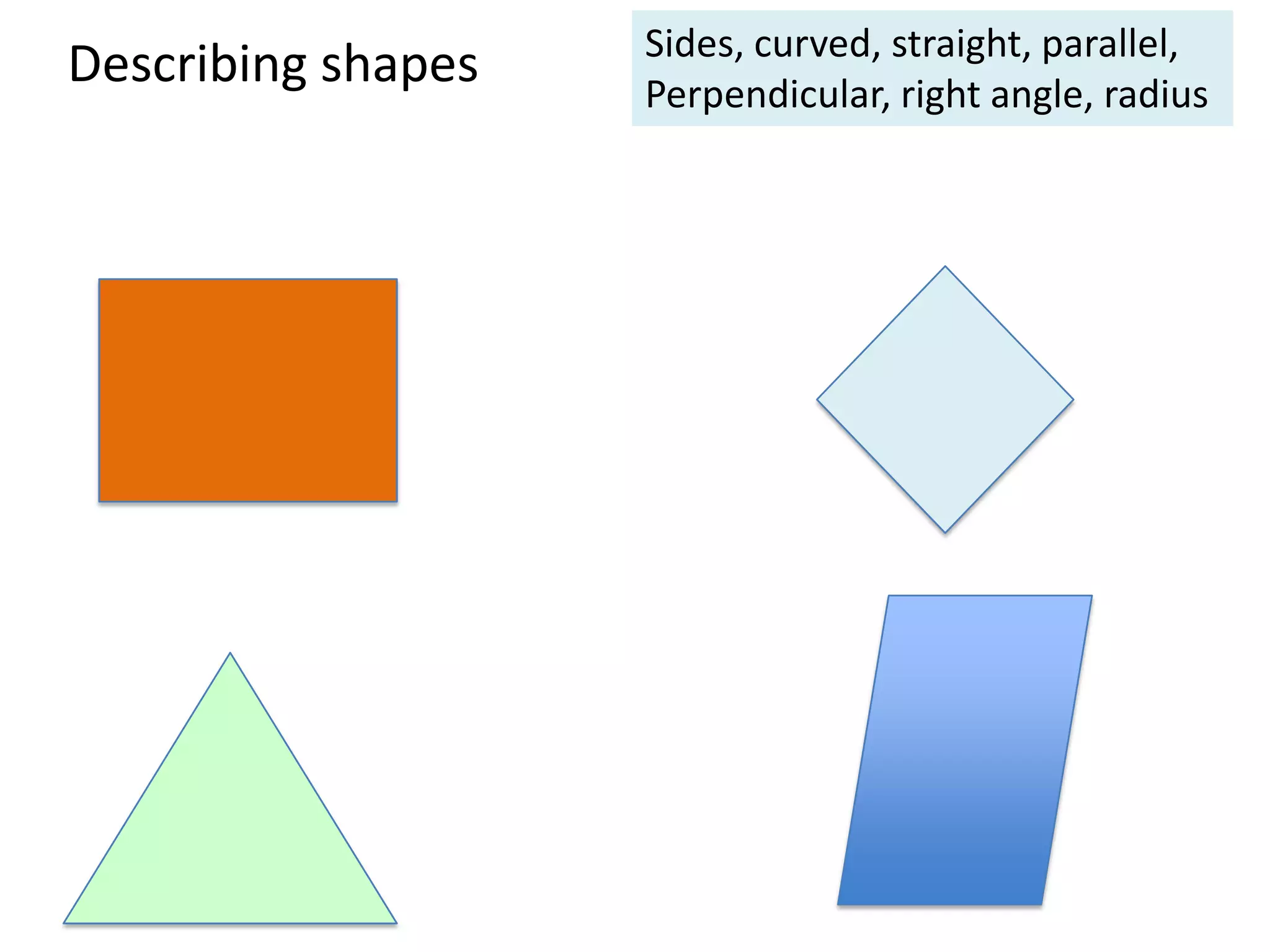 Flat and curved surfaces
Studyladder: you will need to type in teacher user name and password, click on Tasks and
select from tasks)
 