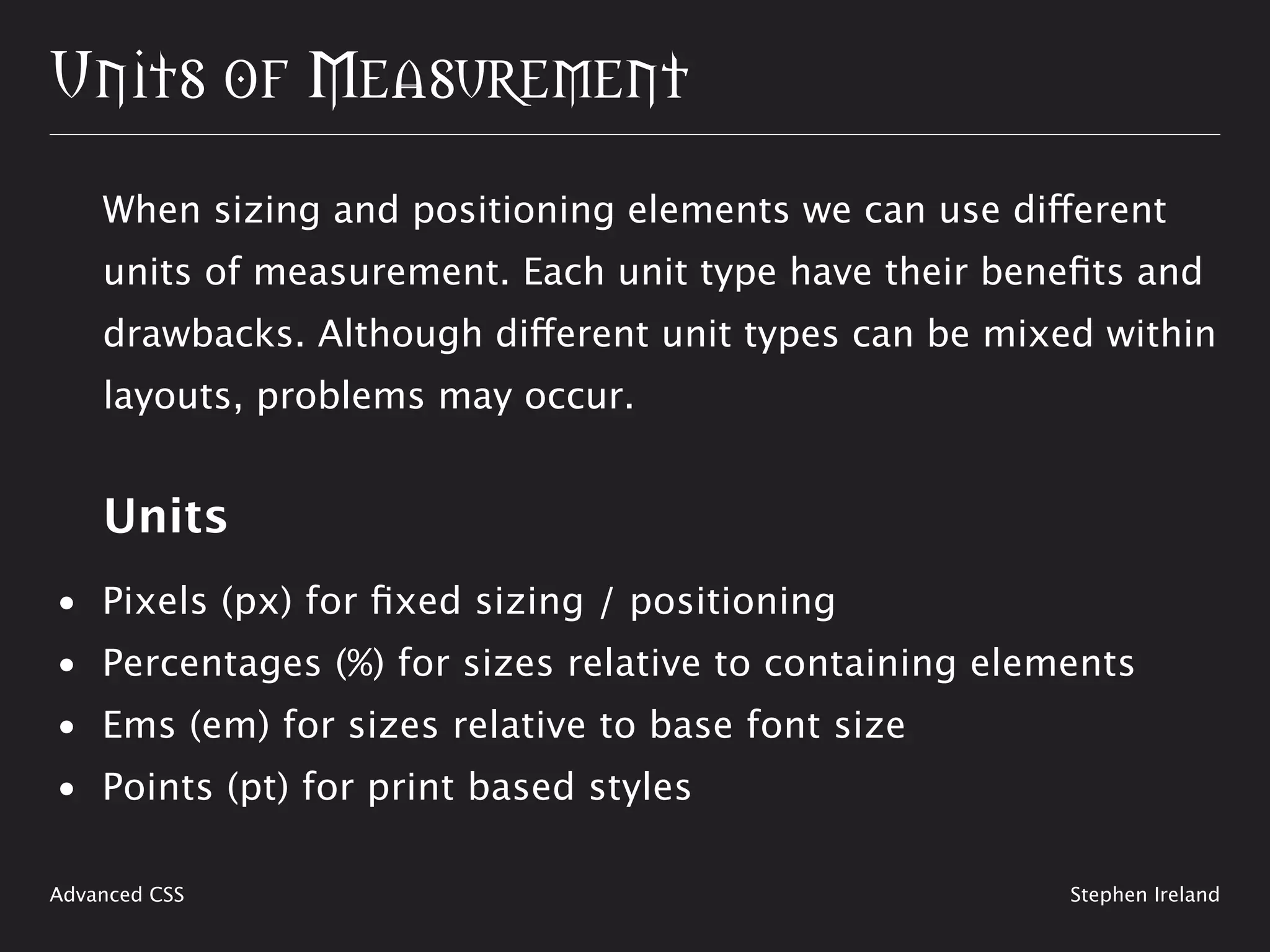 Shaping Up With CSS
