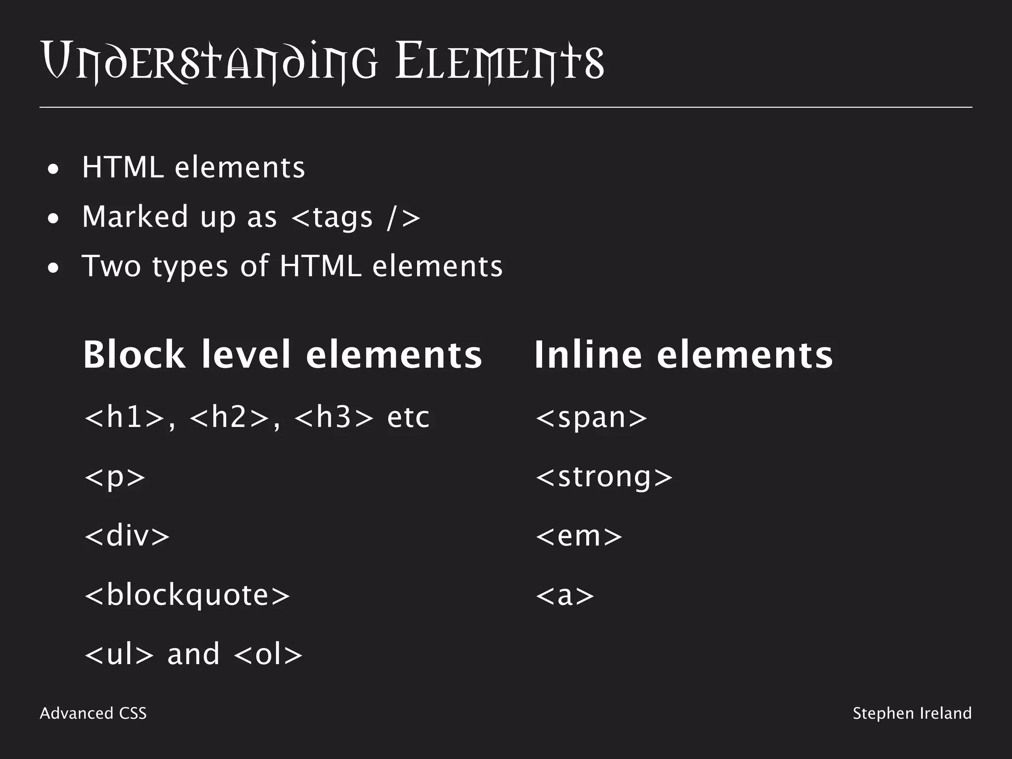 Shaping Up With CSS