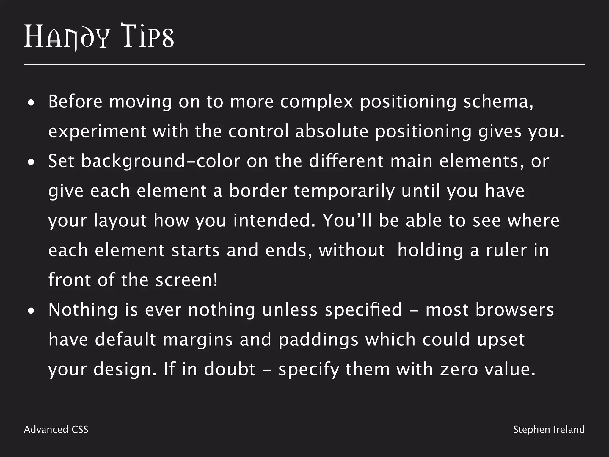 Shaping Up With CSS