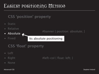 Shaping Up With CSS